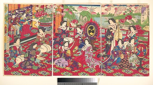 Spring Scenery; Melody of a Musical Performance