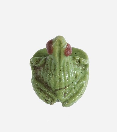 Frog Seal Amulet with an Ankh Hieroglyph on the Base
