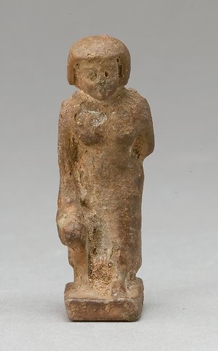 Woman Carrying a Child on Her Back and Leading an Animal