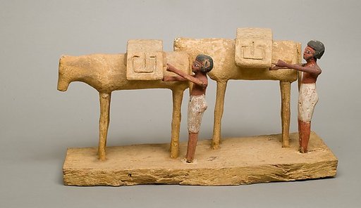 Model of Two Donkeys with Drivers