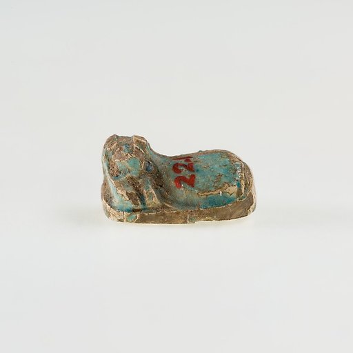 Animal-shaped Amulet Inscribed with a Blessing Related to Re