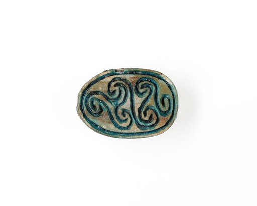 Scarab Decorated with Scrolls