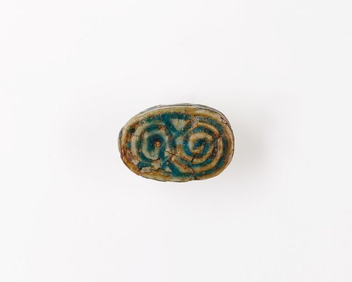 Scarab with Scroll Design