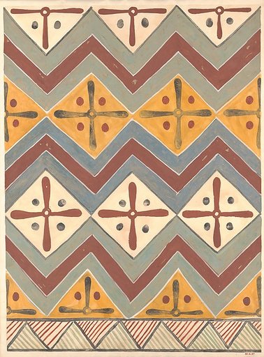 Ceiling Pattern, Tomb of Qenamun