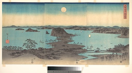 Full Moon at Kanazawa, Province of Musashi
