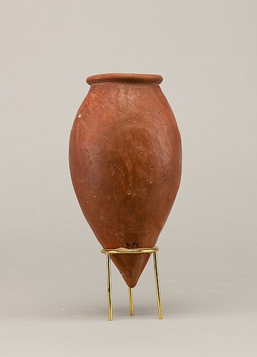 Red polished ware jar