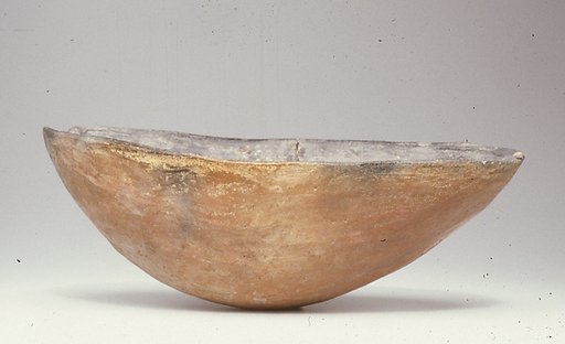 Black-topped red ware bowl