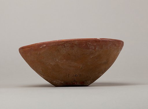 Red polished ware bowl