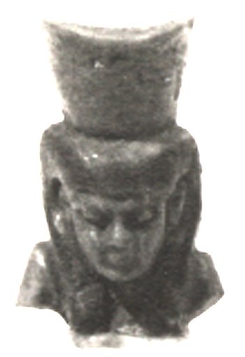 Head of an Amulet Depicting a Goddess