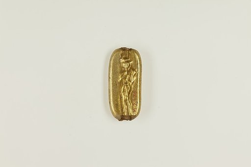 Bead with figure of Harpokrates