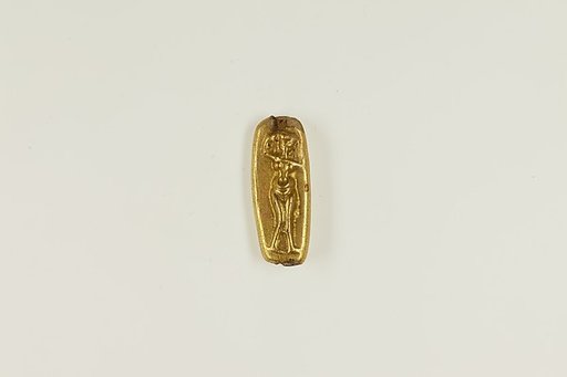 Bead with figure of a goddes (Aphrodite Anadyomene?)