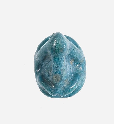 Frog Seal Amulet with an Ankh Hieroglyph on the Base