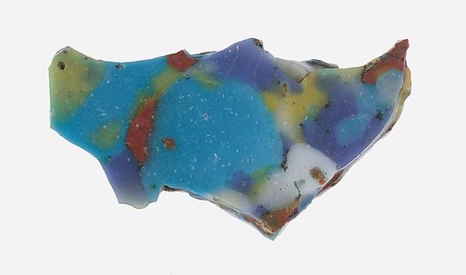 Fragment of a Dish of Polychrome Mosaic Glass