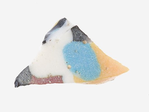 Base Fragment of a Dish of Polychrome Mosaic Glass