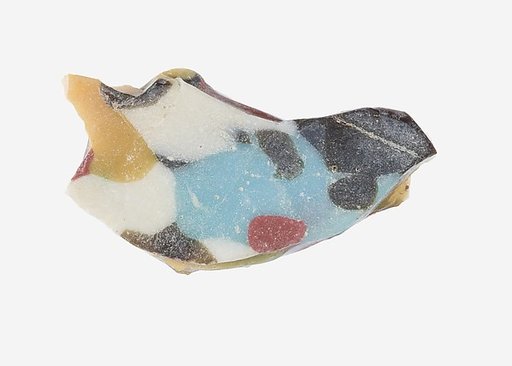 Fragment of a Dish of Polychrome Mosaic Glass