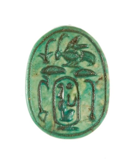 Scarab Inscribed King of Upper and Lower Egypt Maatkare, Having Dominion