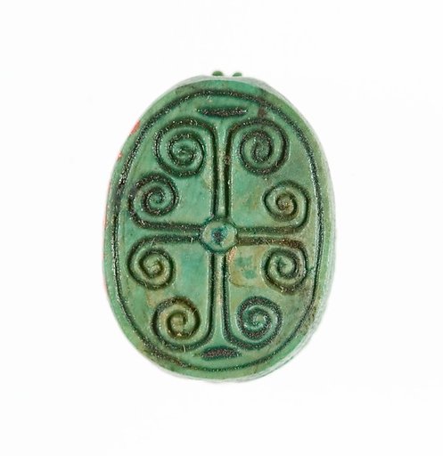 Scarab Inscribed with a Geometric Pattern