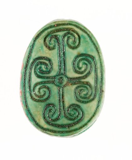 Scarab Inscribed with a Geometric Pattern