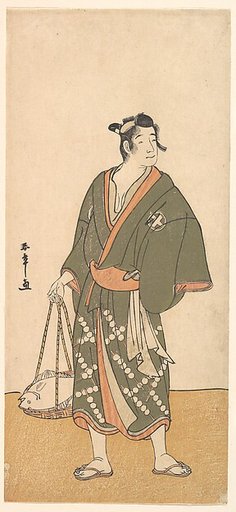 The Actor Otani Hiroemon III as a Fish Peddler
