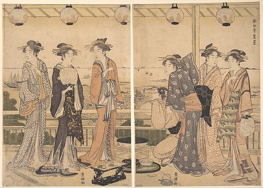 The Four Seasons in Southern Edo: A Summer Scene (Minami shiki;  Natsu [no] kei)