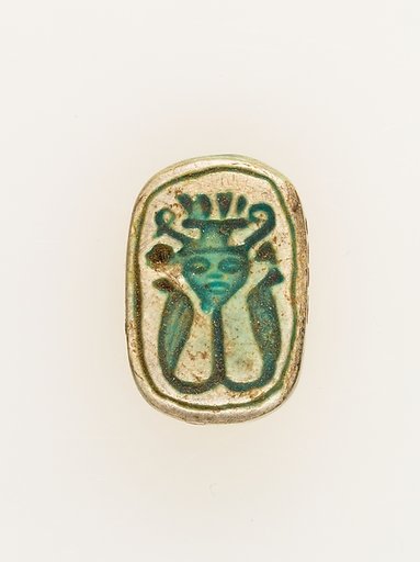 Scaraboid with an image of Hathor