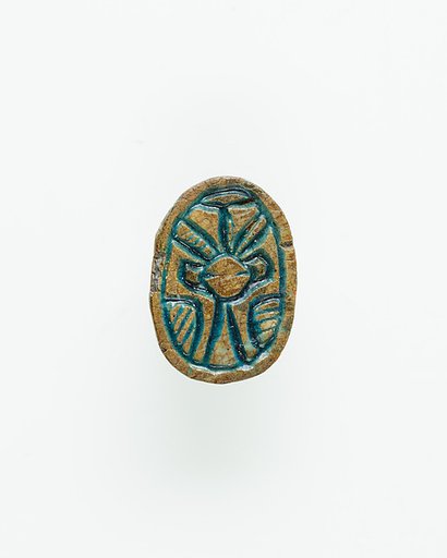 Scarab with Hathor-like Canaanite Goddess