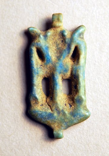Amulet with an Ankh and Two Was Scepters