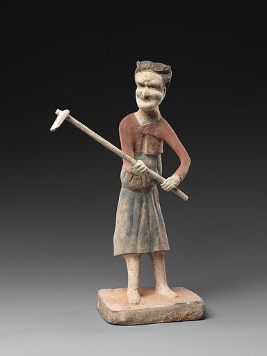 Woman with a hoe