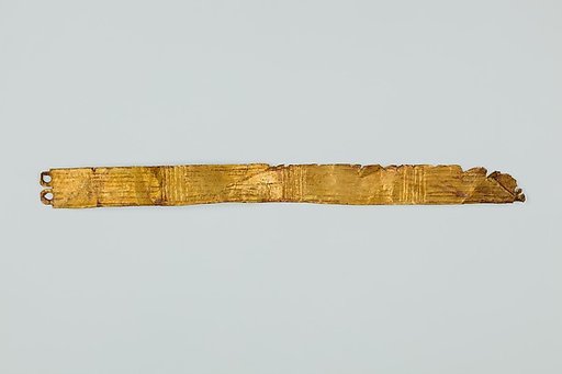 Amulet, sheet gold, bracelet