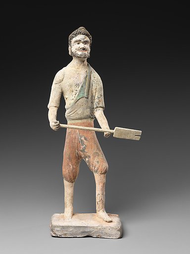 Man with a shovel