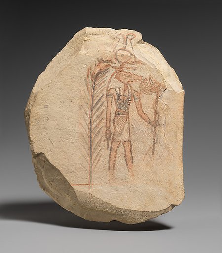 Ostracon Depicting the God Sobek