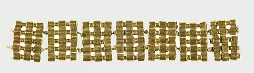 Unattached Spacers from a Bracelet or Anklet of Sithathoryunet