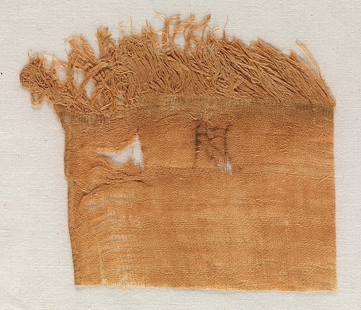 Linen marks from the wrappings of Henhenet's mummy