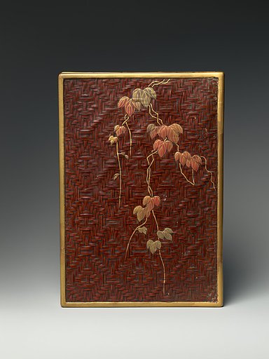 Basketwork Box with Ivy