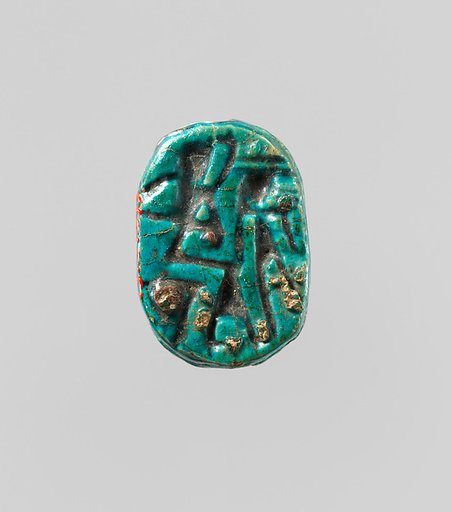 Scarab with Representation of an Enthroned King