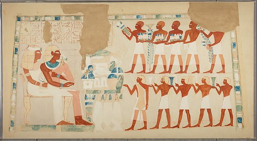 Nakht and his Wife Receiving Offerings