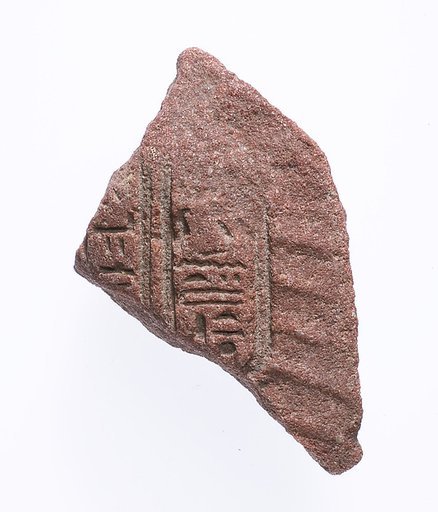 Chest in garment with Aten cartouches