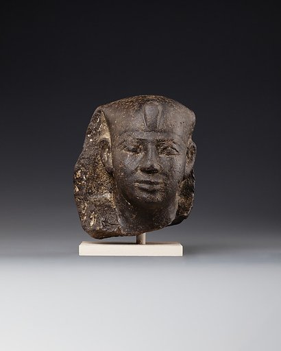 Royal head from a small statue