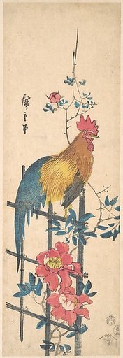 Peony and Cock