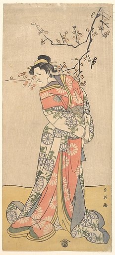 Ichikawa Eibizo (Former Name: Danjuro V) in the Role of Iwafuji