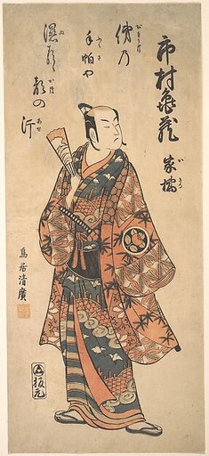 The Actor Tohimura Kamezo as a Warrior