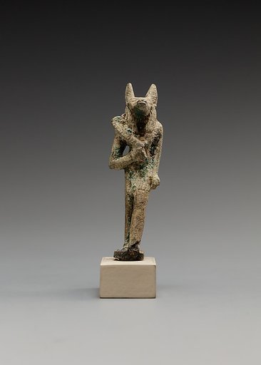 Anubis with scepter