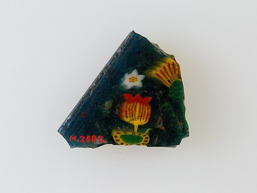 Floral plaque