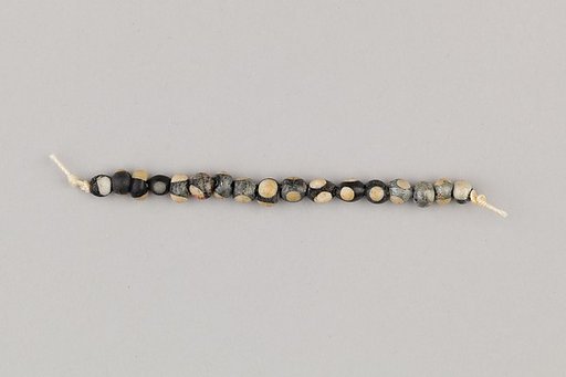 String of 17 eyed beads