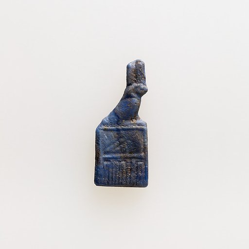 Amulet of serekh sign surmounted by archaic falcon