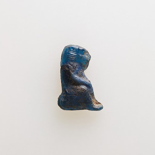 Amulet of squatting baboon