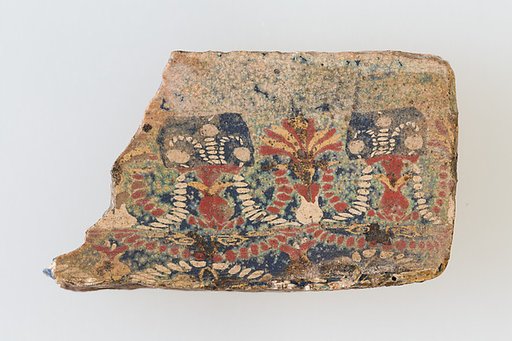 Inlay, floral?, sema-tawy?