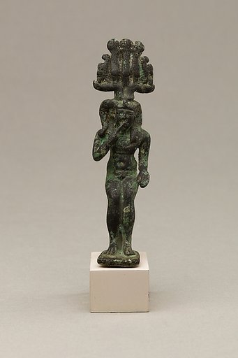 Child god with hemhem crown