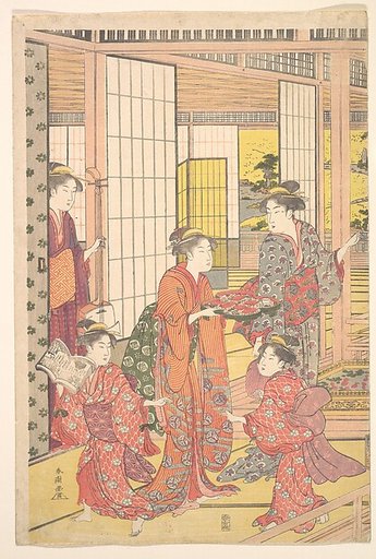 A Young Woman with a Tray of Sweetmeats
