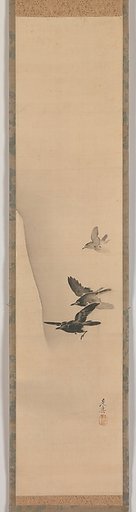 Three Crows in Flight